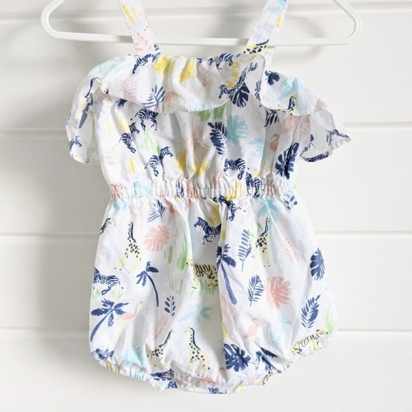 Janie and Jack Toddler Girl Romper - Picture 3 of 7